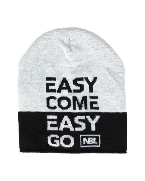 NEW BAD LINE CZAPKA ZIMOWA EASY BLACK-WHITE